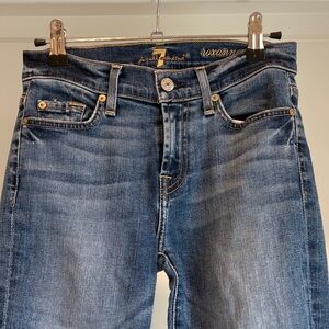 7 For All Mankind Roxanne Ankle Frayed Jeans